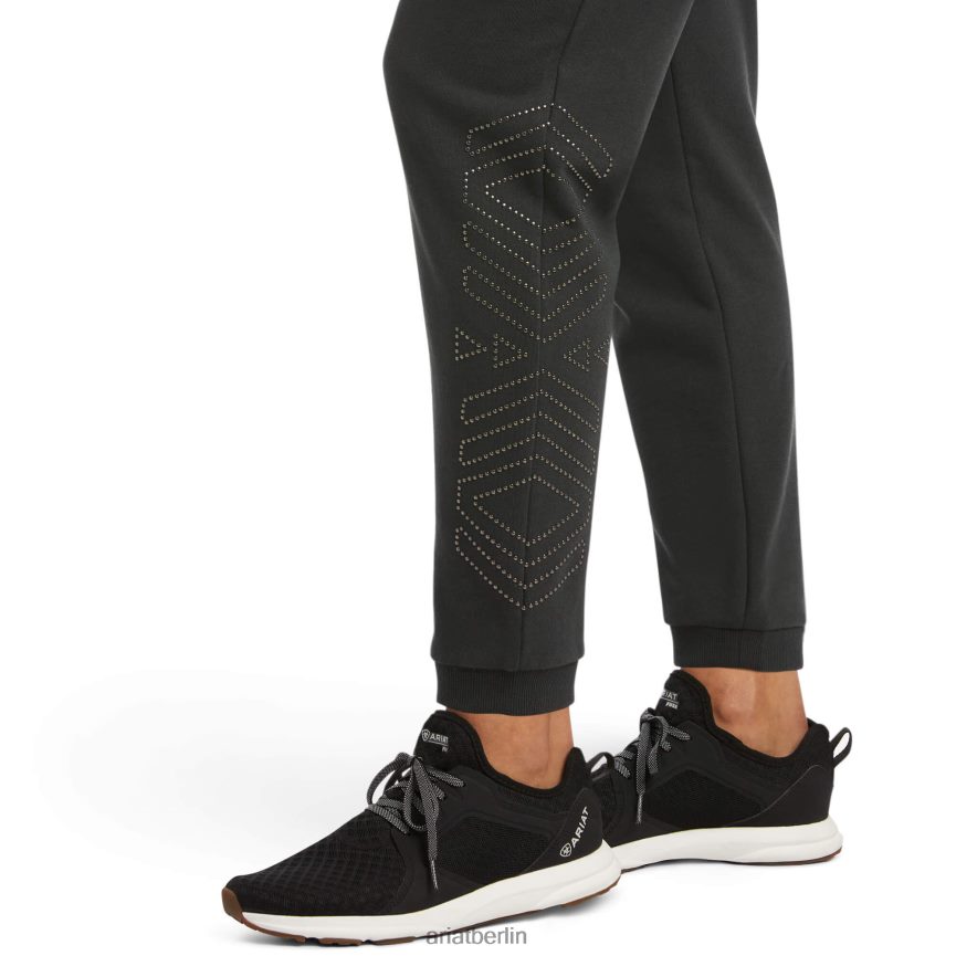Ariat Funken-Jogginghose Frauen P4JJPR2728 Pirat schwarz Böden