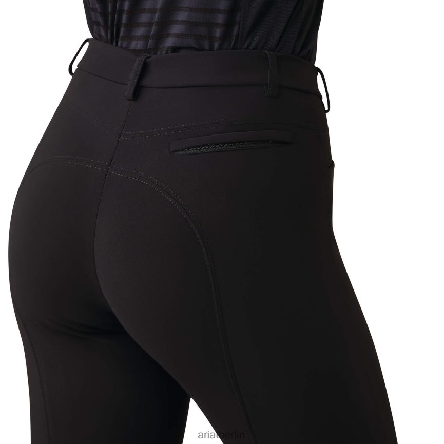 Ariat Speranza-Kniebesatz-Reiterhose Frauen P4JJPR2703 Schwarz Böden