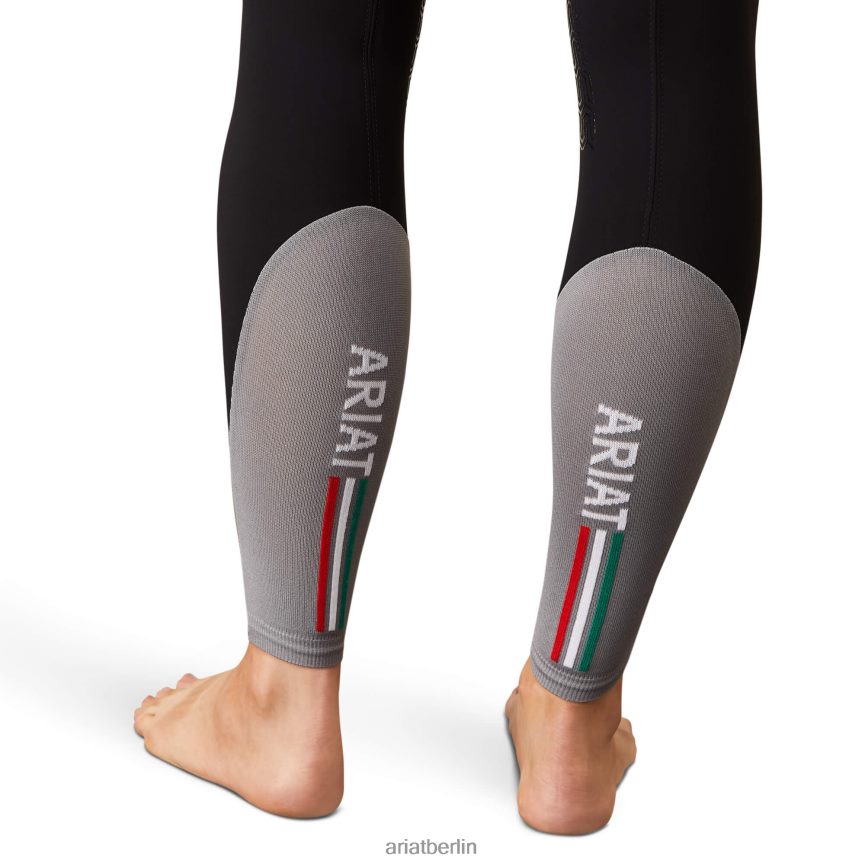 Ariat Speranza-Kniebesatz-Reiterhose Frauen P4JJPR2703 Schwarz Böden