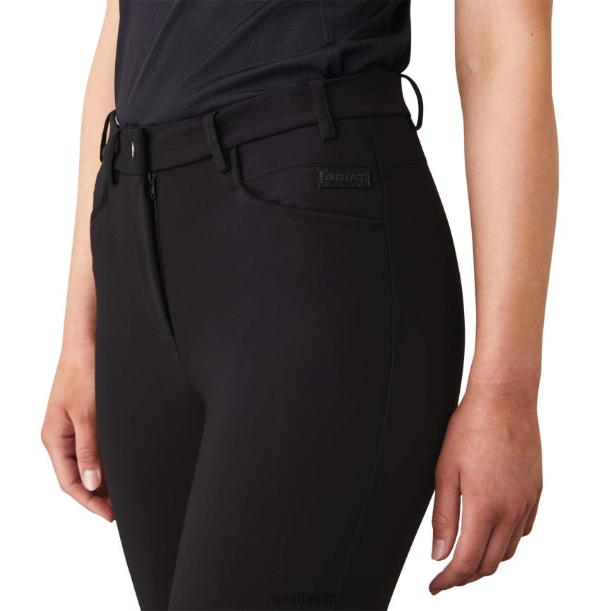 Ariat Speranza-Kniebesatz-Reiterhose Frauen P4JJPR2703 Schwarz Böden