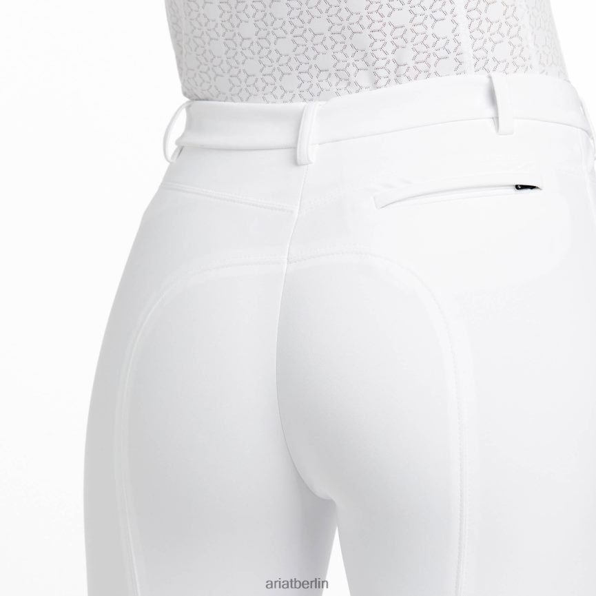 Ariat Speranza-Kniebesatz-Reiterhose Frauen P4JJPR2752 Weiß Böden