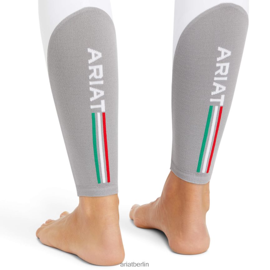 Ariat Speranza-Kniebesatz-Reiterhose Frauen P4JJPR2752 Weiß Böden