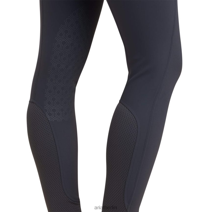 Ariat Tri-Faktor-Lumina-Grip-Kniebesatzreithose Frauen P4JJPR3697 Ebenholz Böden