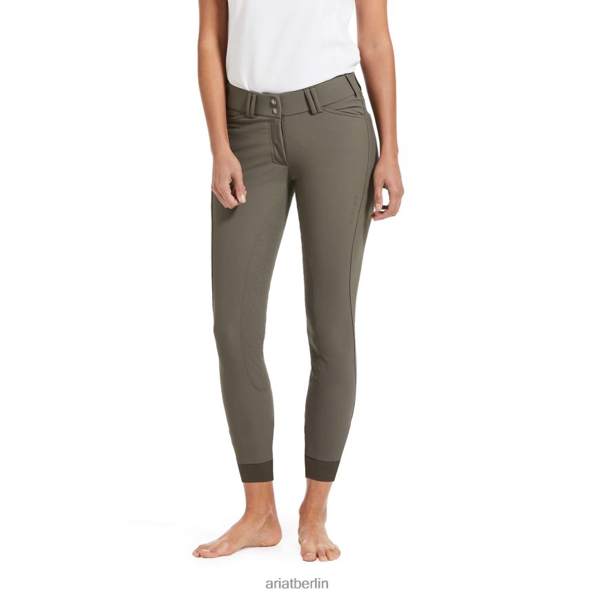 Ariat Vollbesatzreithose mit Tri-Faktor-Grip Frauen P4JJPR2742 Banyanrinde Böden