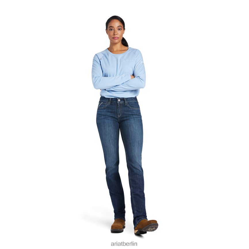 Ariat FR PR Durastretch Avelynn Jeans mit schmalem Bein Frauen P4JJPR2601 madera Böden