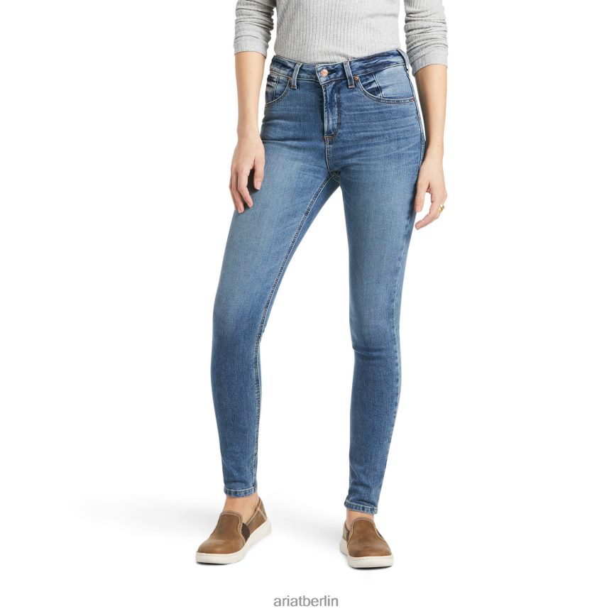 Ariat Hochwertige Skinny-Jeans mit hohem Bund und Stretch Frauen P4JJPR2607 Asmu Kamerun Böden