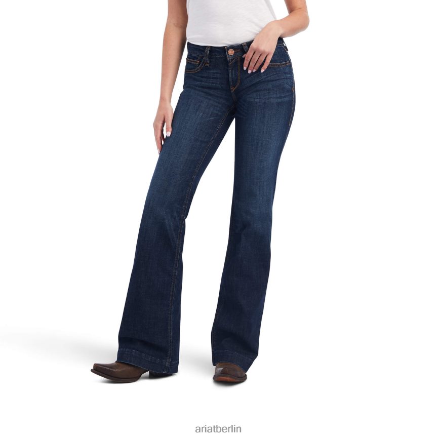 Ariat Hose mit mittelhohem Bund, Lexie-Jeans mit weitem Bein Frauen P4JJPR2567 Schlingel Böden