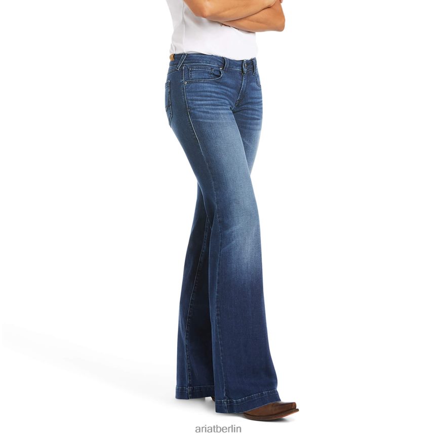 Ariat Hose mit mittlerer Leibhöhe, Stretch-Jeans von Kelsea mit weitem Bein Frauen P4JJPR2563 Joanna Böden
