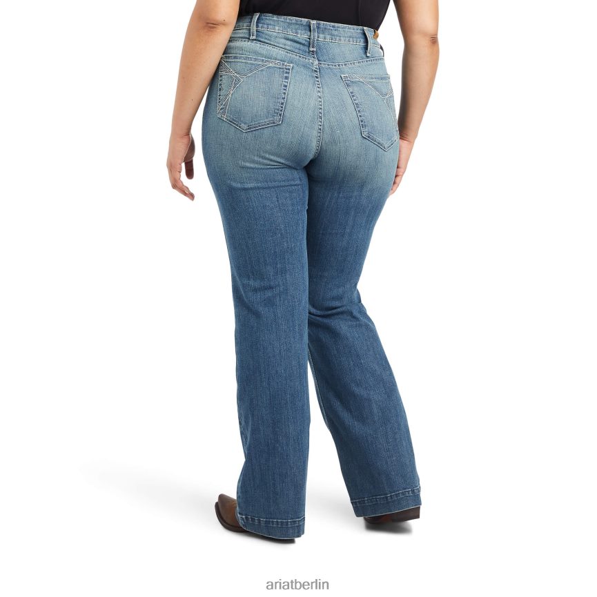Ariat Hose mit perfekter Leibhöhe, Chelsea-Jeans mit weitem Bein Frauen P4JJPR2564 Alabama Böden