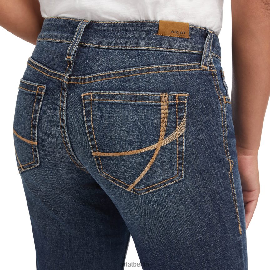 Ariat Hose mit perfekter Leibhöhe, Maggie-Jeans mit weitem Bein Frauen P4JJPR2572 Pasadena Böden