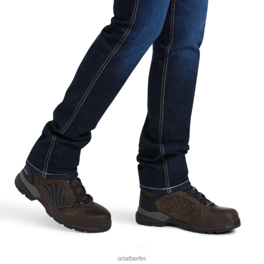 Ariat Rebar Perfect Rise Work Flex Riveter Jeans mit schmalem Bein Frauen P4JJPR2596 Frankreich Böden