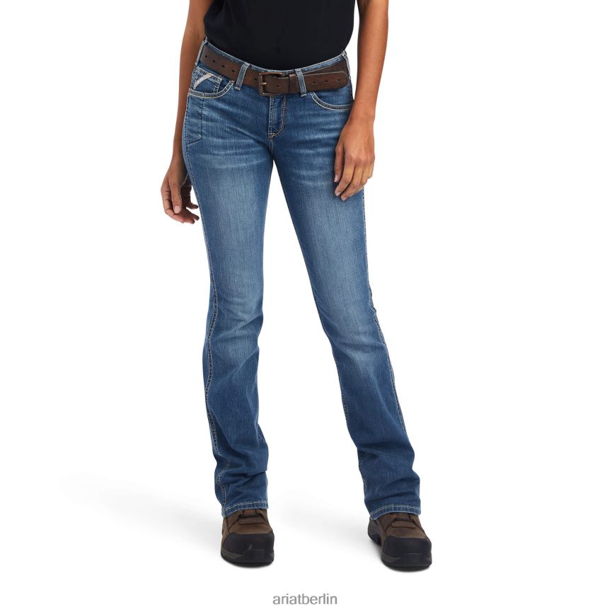 Ariat Rebar Riveter Bootcut-Jeans Frauen P4JJPR2532 Malibu Böden