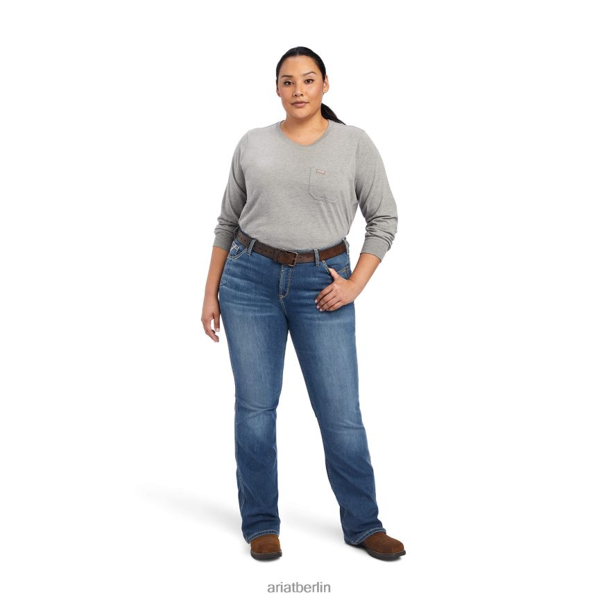 Ariat Rebar Riveter Bootcut-Jeans Frauen P4JJPR2532 Malibu Böden