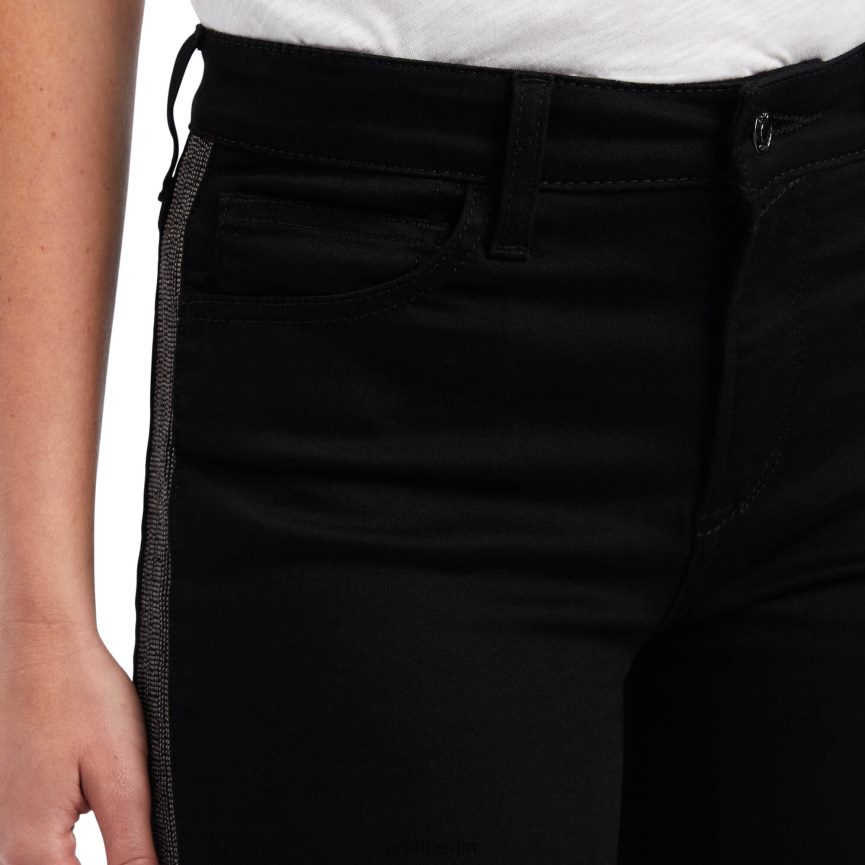 Ariat Schmale Jeans mit weitem Bein und Kettenstreifen Frauen P4JJPR2610 Schwarz Böden