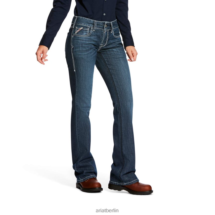 Ariat fr stretch duralight ella jean Frauen P4JJPR2581 Azurit Böden