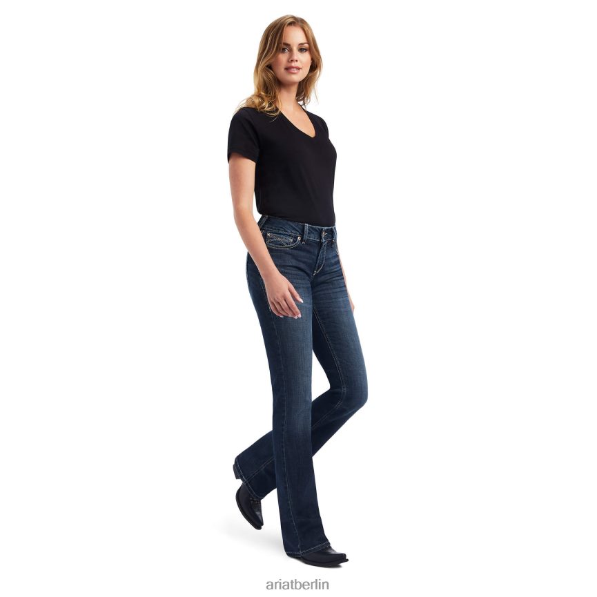 Ariat real. Estella Bootcut-Jeans Frauen P4JJPR2578 Missouri Böden