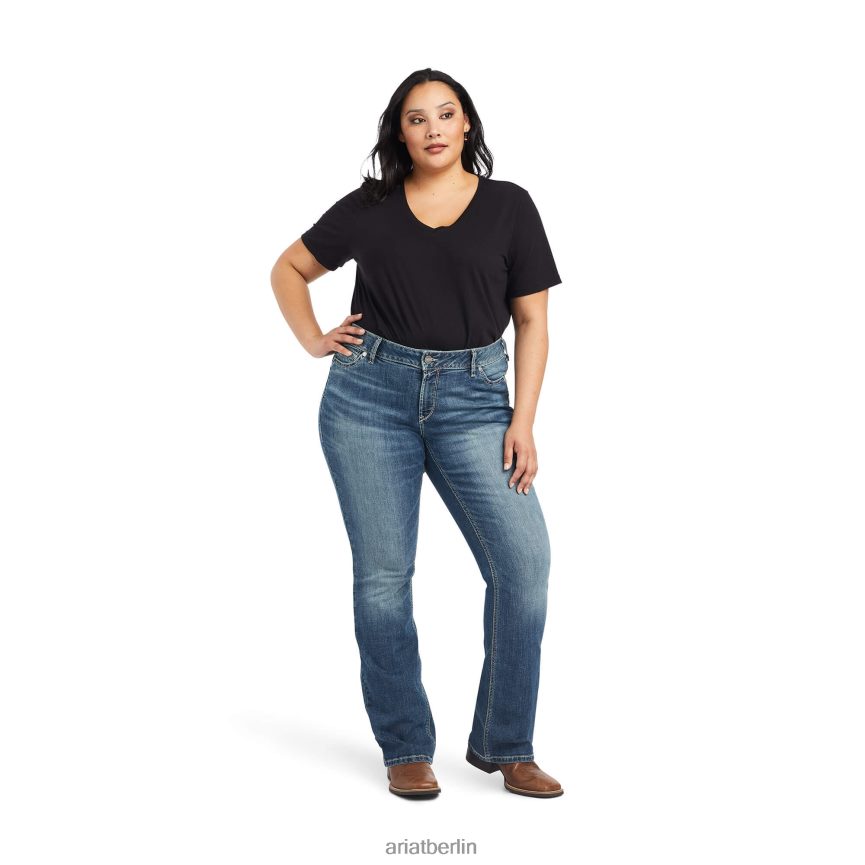 Ariat real. Maisie Bootcut-Jeans Frauen P4JJPR2551 torrance Böden