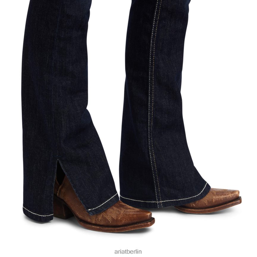 Ariat real. Perfect Rise Arrow Danna Boot Cut Jeans Frauen P4JJPR2557 Nashville Böden