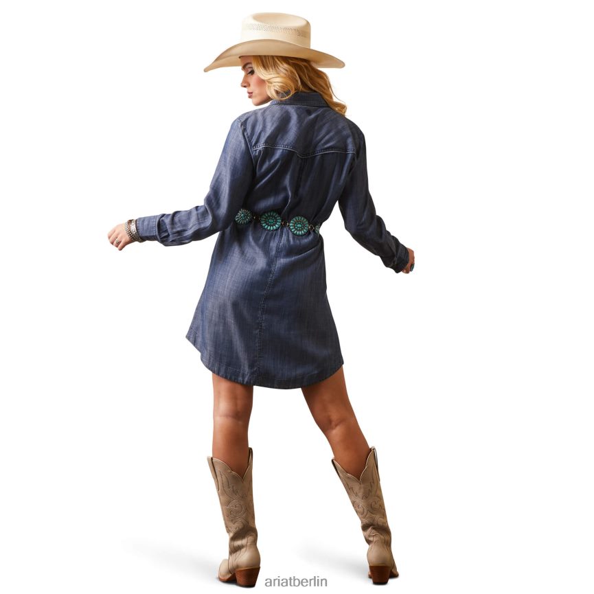 Ariat klassisches Kleid Frauen P4JJPR3304 Denim Blue Böden