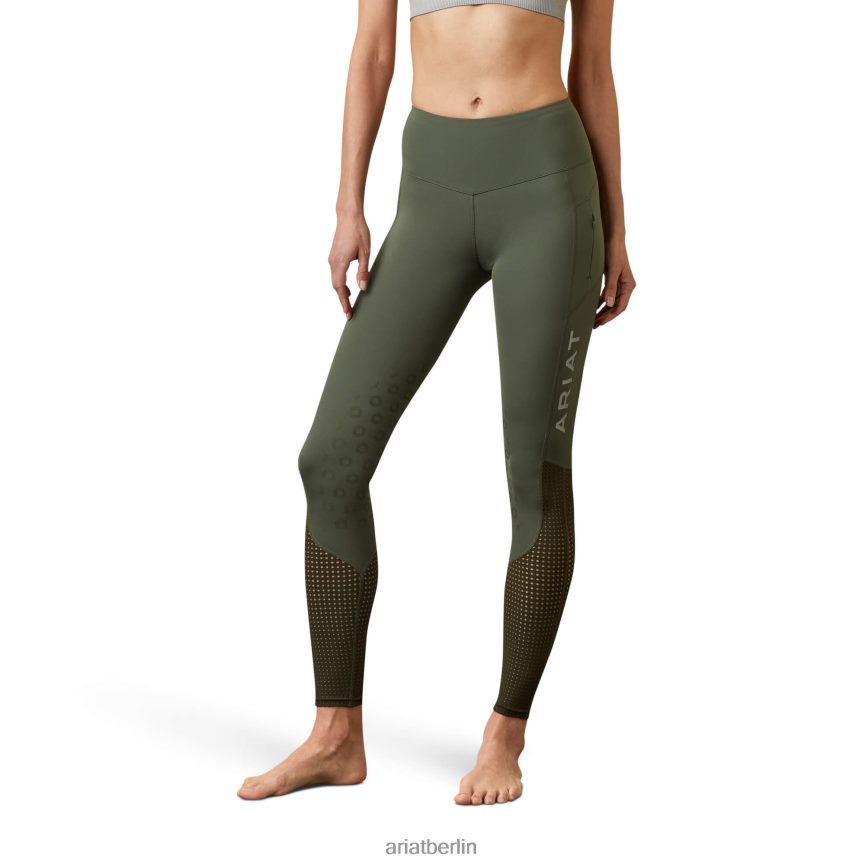 Ariat EOS Knieflicken eng Frauen P4JJPR2650 Käfer/Waldnebel Böden