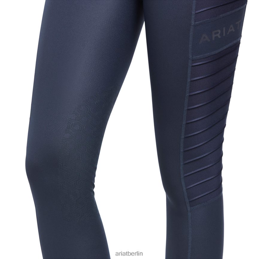 Ariat EOS Moto Knieflicken eng Frauen P4JJPR2689 Blaue Nächte verstecken Prägung Böden