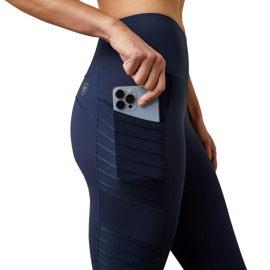 Ariat EOS Moto Knieflicken eng Frauen P4JJPR2719 Marine Böden