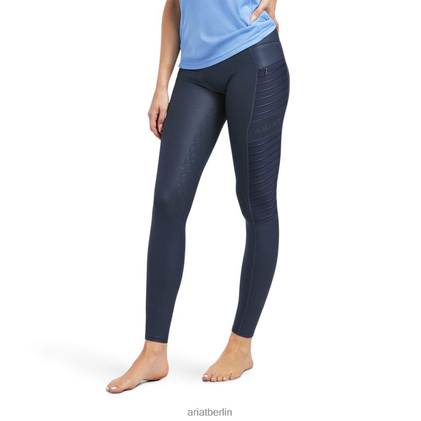Ariat EOS Moto Vollbesatz dicht Frauen P4JJPR2692 Blaue Nächte verstecken Prägung Böden