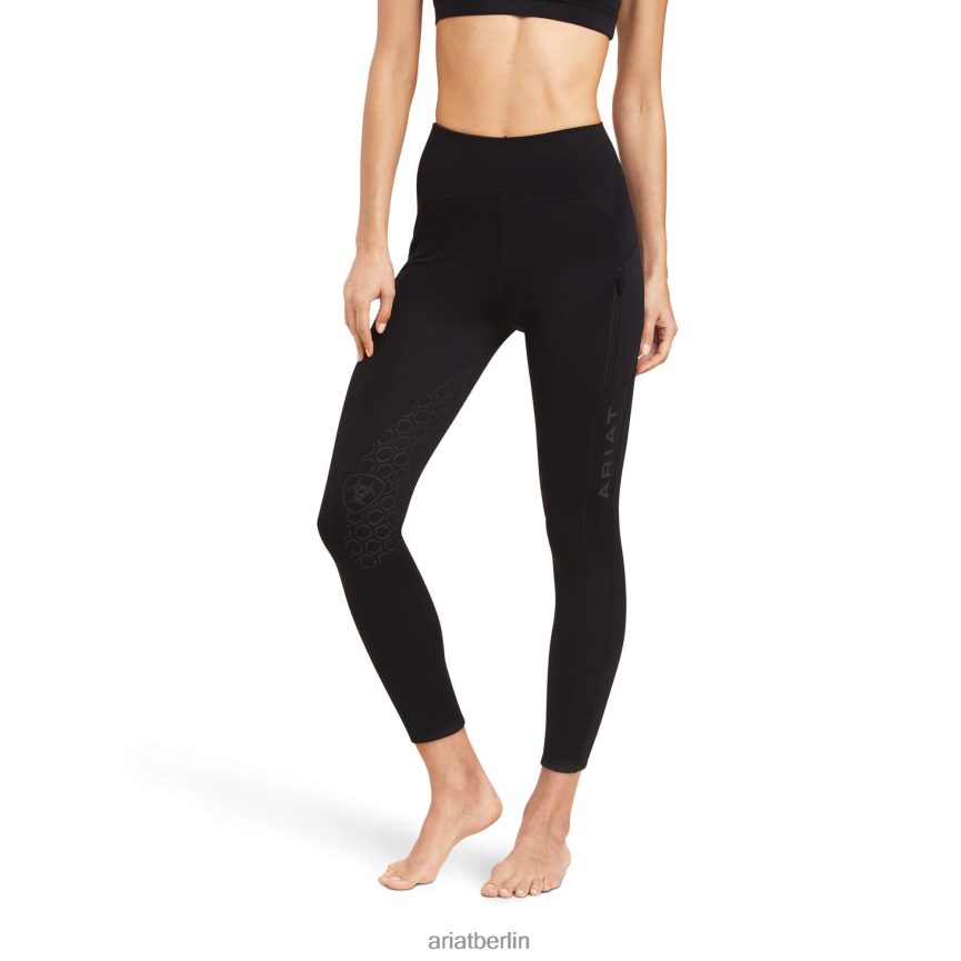 Ariat Venture Thermal Half Grip Tight Frauen P4JJPR2662 Schwarz Böden