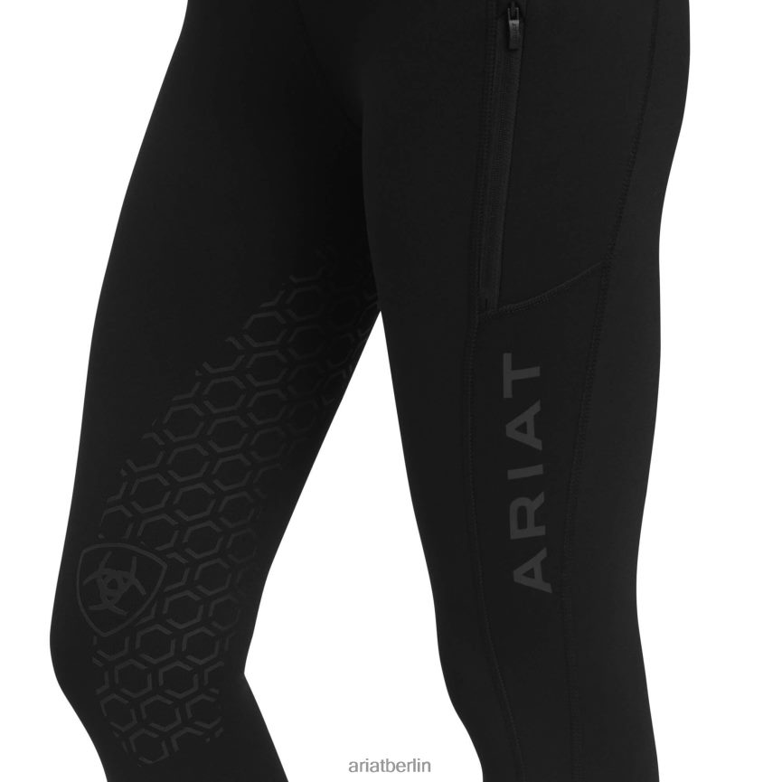 Ariat Venture Thermal Half Grip Tight Frauen P4JJPR2662 Schwarz Böden