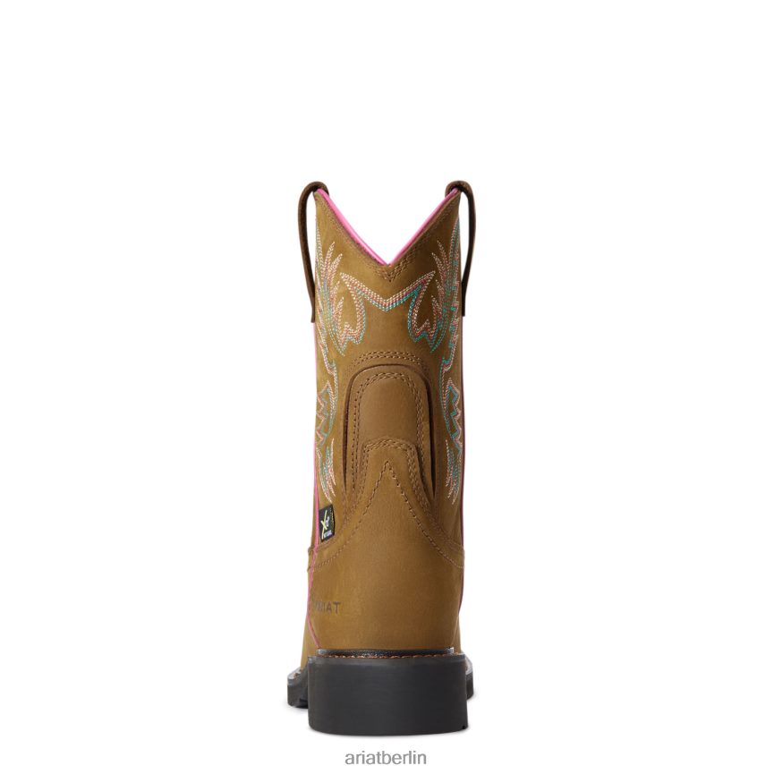 Ariat Krista Metguard Arbeitsstiefel mit Stahlkappe Frauen P4JJPR2398 dunkelbraun Schuhwerk