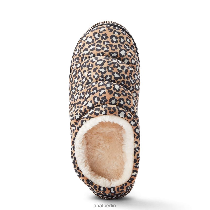 Ariat Crius Clog-Slipper Frauen P4JJPR2499 hellbrauner Leopardenmuster Schuhwerk