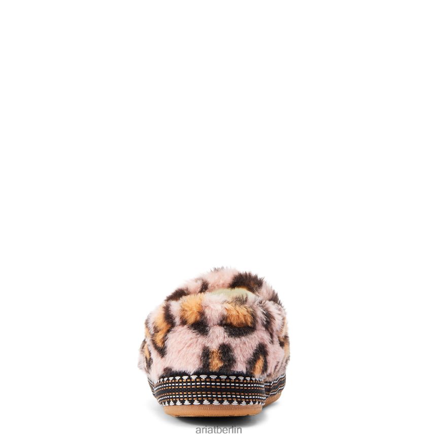 Ariat Kuschelschuh Frauen P4JJPR2493 Flauschiger rosa Leopardenmuster Schuhwerk