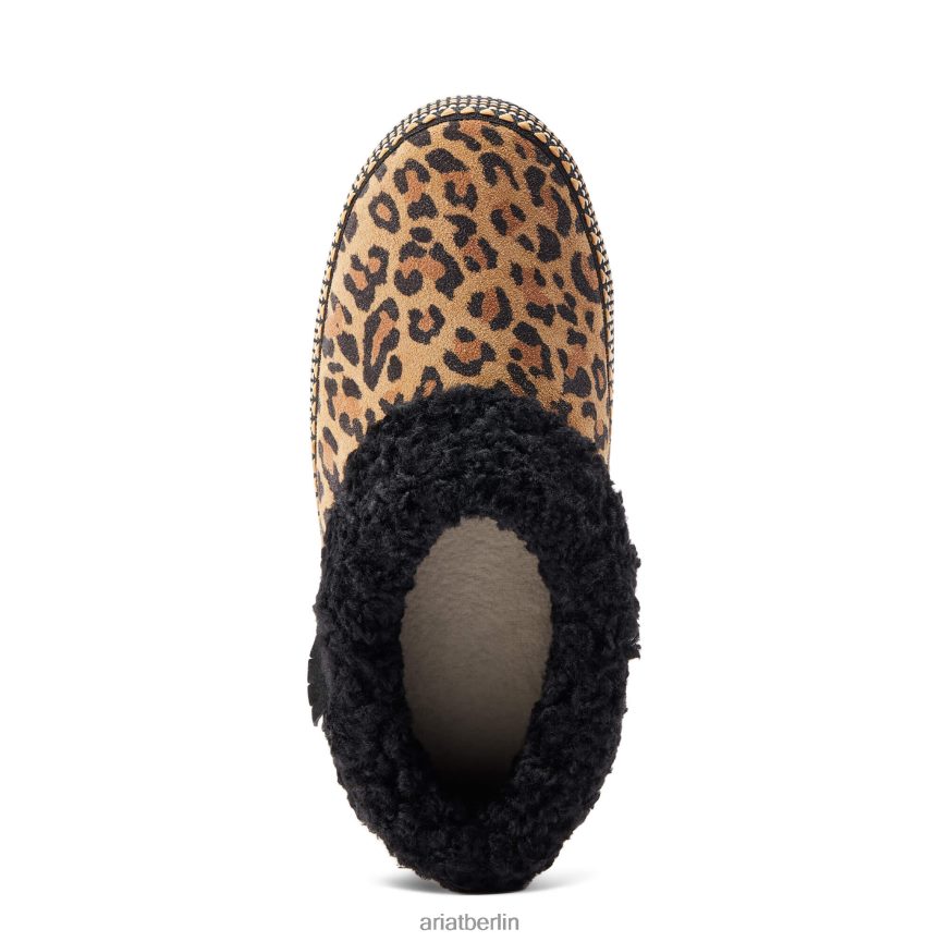 Ariat Melodie-Slipper Frauen P4JJPR2479 Wildleder mit Leopardenmuster Schuhwerk