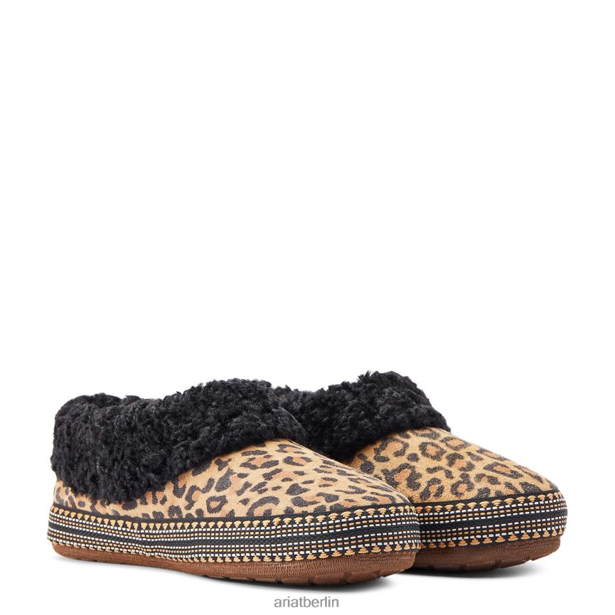 Ariat Melodie-Slipper Frauen P4JJPR2479 Wildleder mit Leopardenmuster Schuhwerk