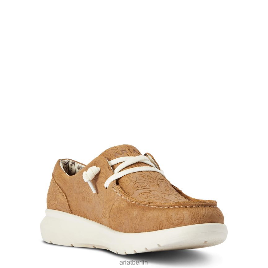 Ariat Hilo 2 Frauen P4JJPR2412 hellbraune Blumenprägung Schuhwerk