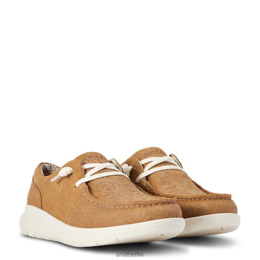 Ariat Hilo 2 Frauen P4JJPR2412 hellbraune Blumenprägung Schuhwerk