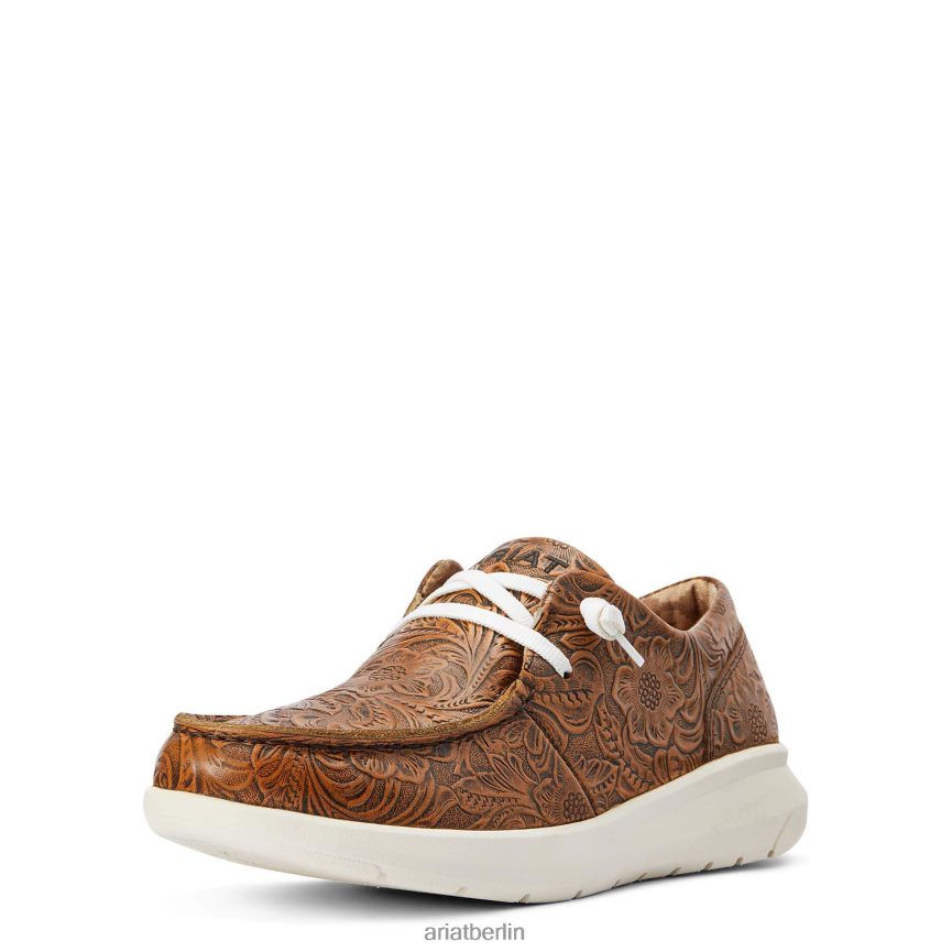 Ariat Hilo 2 Frauen P4JJPR2413 braune Blumenprägung Schuhwerk