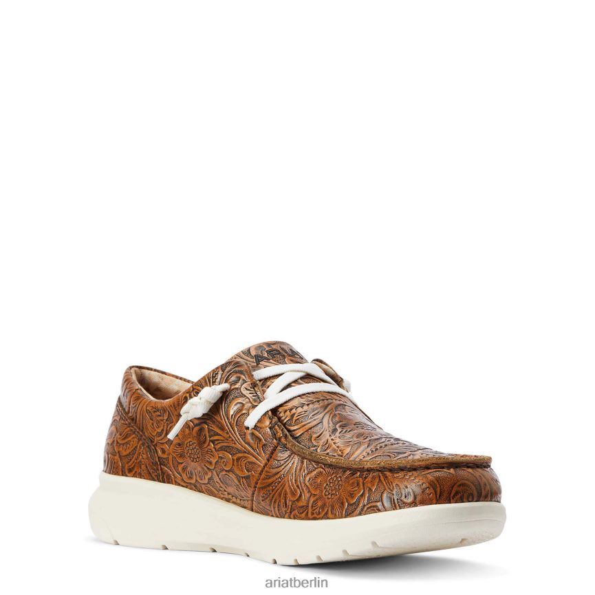 Ariat Hilo 2 Frauen P4JJPR2413 braune Blumenprägung Schuhwerk
