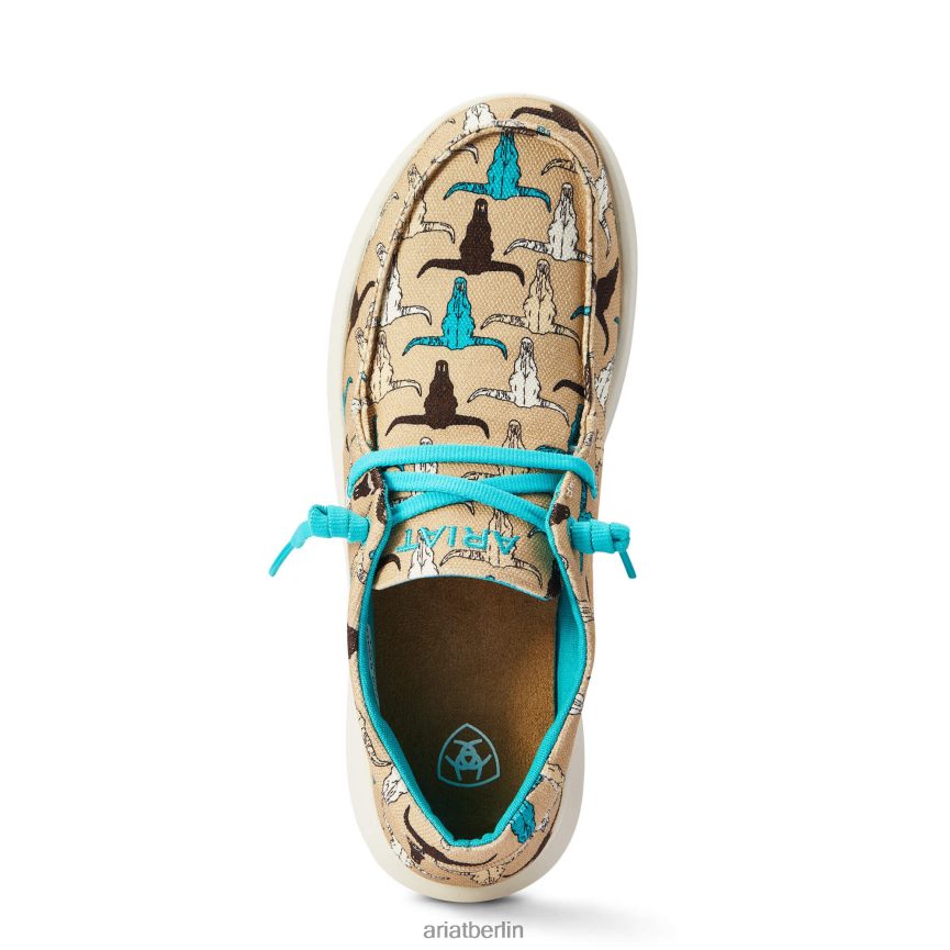 Ariat Hilo 2 Frauen P4JJPR2420 Multi-Steerhead-Druck Schuhwerk