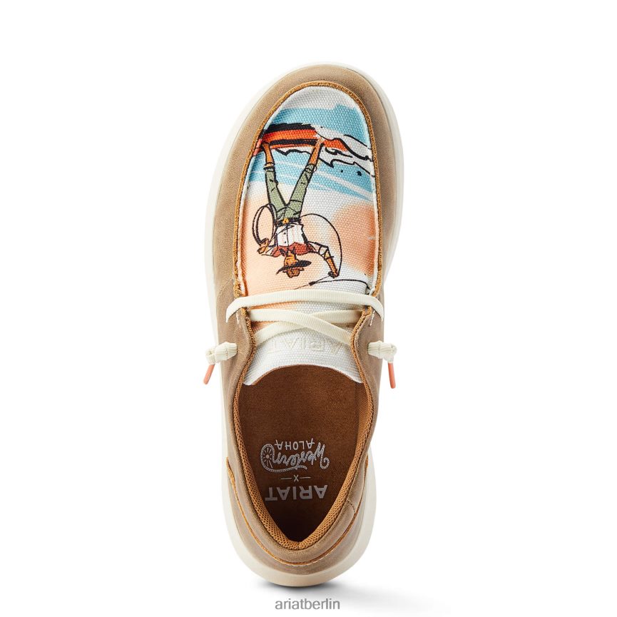 Ariat Hilo Western Aloha Frauen P4JJPR2470 braune Bomberjacke Schuhwerk