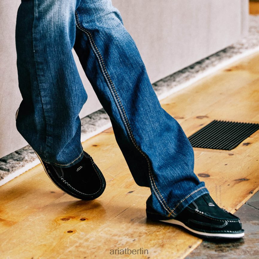 Ariat Kreuzer 1 Frauen P4JJPR2410 schwarzes Wildleder Schuhwerk