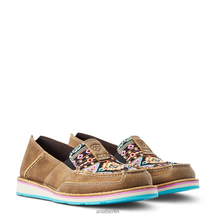 Ariat Kreuzer 2 Frauen P4JJPR2436 braune Bomberjacke/Neonlichter Schuhwerk