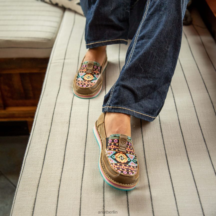 Ariat Kreuzer 2 Frauen P4JJPR2436 braune Bomberjacke/Neonlichter Schuhwerk