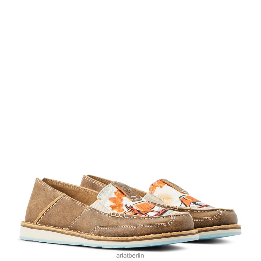 Ariat Kreuzer Western Aloha Frauen P4JJPR2473 braune Bomberjacke Schuhwerk