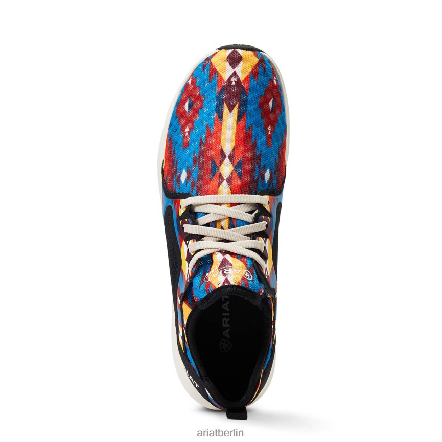 Ariat Sicherung Frauen P4JJPR2435 blauer Geodruck Schuhwerk