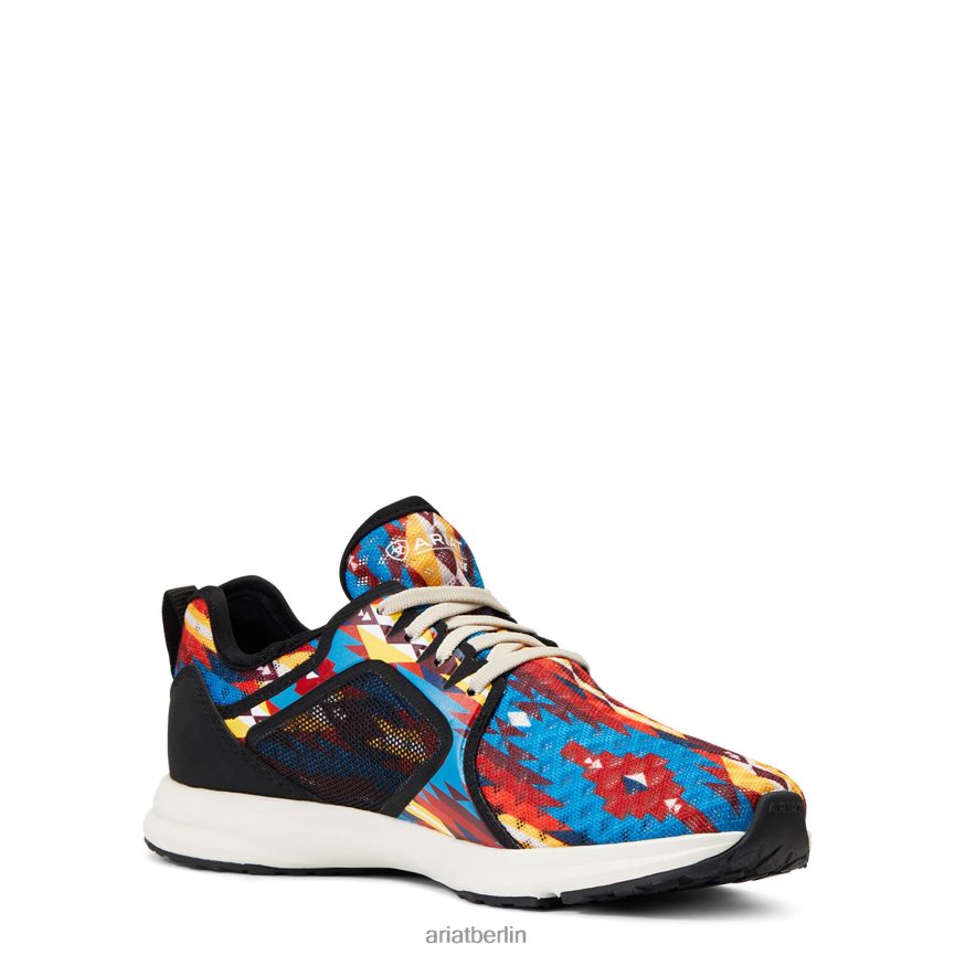 Ariat Sicherung Frauen P4JJPR2435 blauer Geodruck Schuhwerk
