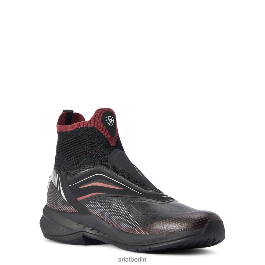 Ariat Aufstiegs-Paddock-Stiefel Frauen P4JJPR2341 schwarz/burgund Schuhwerk