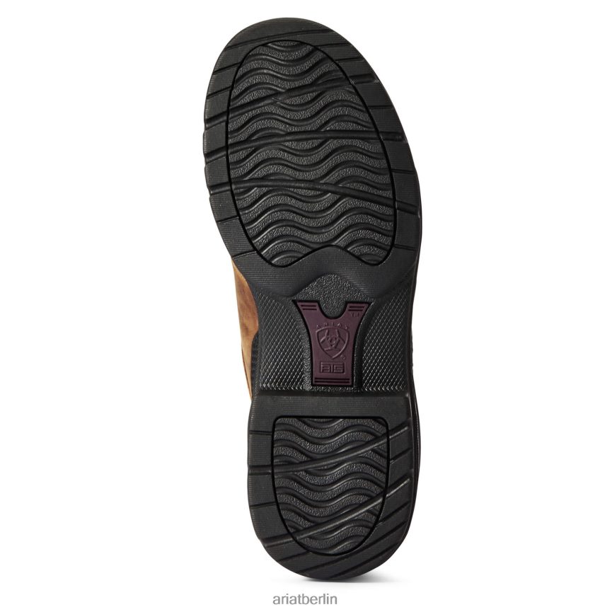 Ariat Wasserdichter Stiefel aus Barnyard-Spitze Frauen P4JJPR2257 verwittertes Braun Schuhwerk