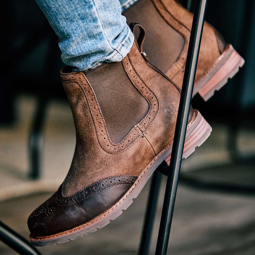 Ariat Wexford Brogue wasserdicht Frauen P4JJPR2298 Schokoladenbraun Schuhwerk