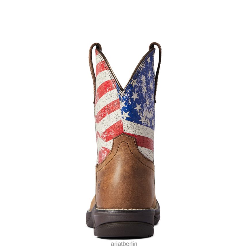Ariat Anthem Shortie Patriot Westernstiefel Frauen P4JJPR2156 Rotbraun Schuhwerk